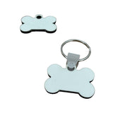Sleutelhanger hondenbot klein 3,5x2,5 cm